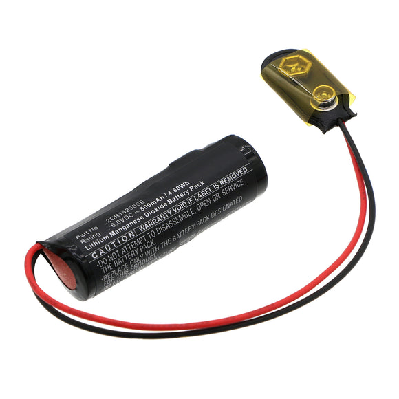 Batteries N Accessories BNA-WB-L19253 PLC Battery - Li-MnO2, 6V, 800mAh, Ultra High Capacity - Replacement for FDK 2CR14250SE Battery