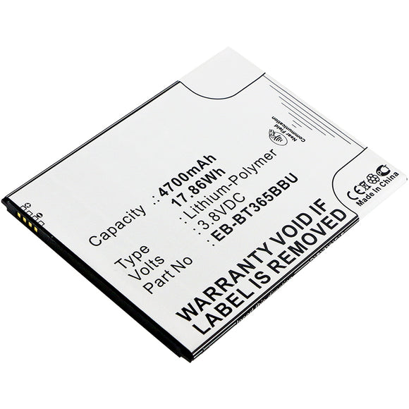 Batteries N Accessories BNA-WB-P5229 Tablets Battery - Li-Pol, 3.8, 4700mAh, Ultra High Capacity Battery - Replacement for Samsung EB-BT365BBC, GH43-04317A Battery
