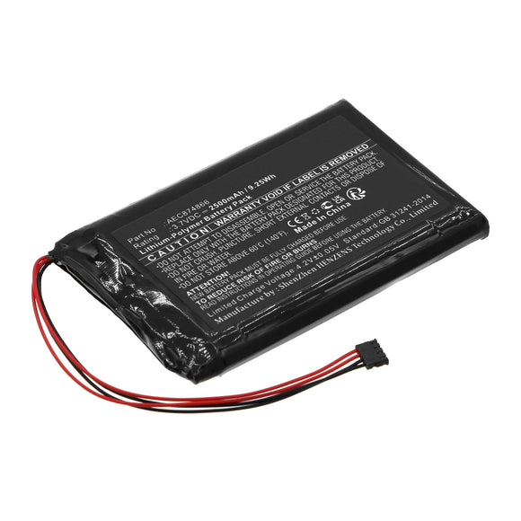 Batteries N Accessories BNA-WB-P19176 Amplifier Battery - Li-Pol, 3.7V, 2500mAh, Ultra High Capacity - Replacement for Fiio AEC874866 Battery