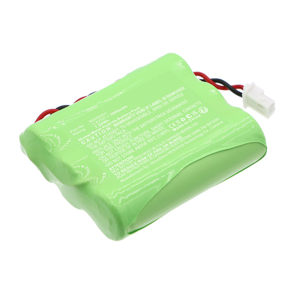 Batteries N Accessories BNA-WB-H19266 Solar Battery - Ni-MH, 3.6V, 2000mAh, Ultra High Capacity - Replacement for Esotec 92000401 Battery