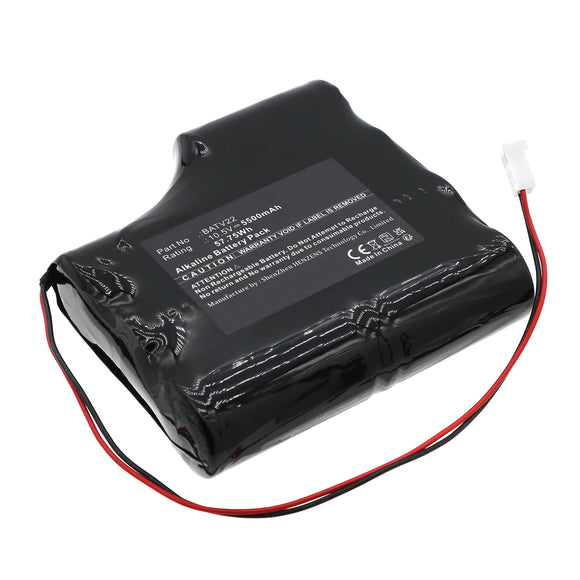 Batteries N Accessories BNA-WB-A19172 Alarm System Battery - Alkaline, 10.5V, 5500mAh, Ultra High Capacity - Replacement for Daitem BATV22 Battery