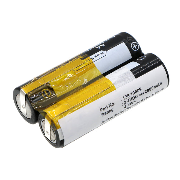 Batteries N Accessories BNA-WB-H7359 Shaver Battery - Ni-MH, 2.4V, 2000 mAh, Ultra High Capacity - Replacement for 3M 13810609 Battery