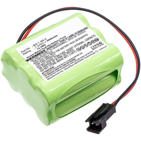 Batteries N Accessories BNA-WB-H7183 DAB Digital Battery - Ni-MH, 7.2V, 2000 mAh, Ultra High Capacity Battery - Replacement for Tivoli BP-R1 Battery