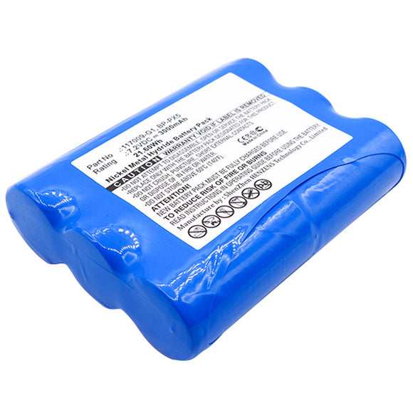 Batteries N Accessories BNA-WB-H7376 Survey Battery - Ni-MH, 7.2V, 3000 mAh, Ultra High Capacity Battery - Replacement for Dranetz 117009-G1 Battery