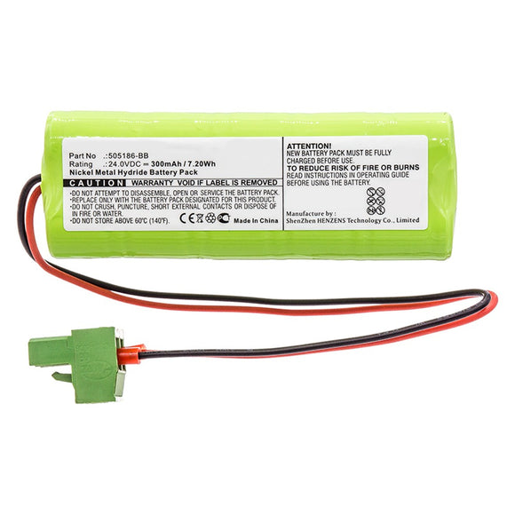 Batteries N Accessories BNA-WB-H10244 Door Lock Battery - Ni-MH, 24V, 300mAh, Ultra High Capacity - Replacement for Besam 505186-BB Battery