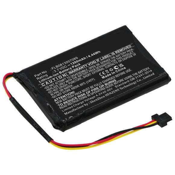 Batteries N Accessories BNA-WB-L4285 GPS Battery - Li-Ion, 3.7V, 1200 mAh, Ultra High Capacity Battery - Replacement for TomTom AHA11111009 Battery