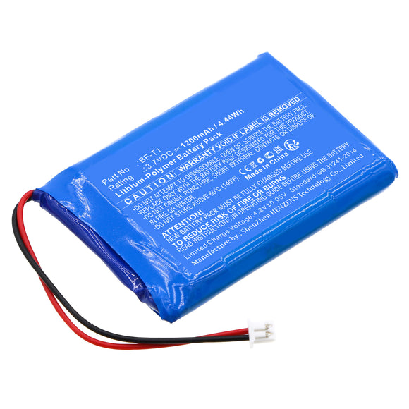 Batteries N Accessories BNA-WB-P18419 2-Way Radio Battery - Li-Pol, 3.7V, 2000mAh, Ultra High Capacity - Replacement for Baofeng BF-T1 Battery