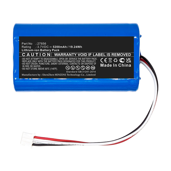 Batteries N Accessories BNA-WB-L15721 DAB Digital Battery - Li-ion, 3.7V, 5200mAh, Ultra High Capacity - Replacement for Albrecht 27856 Battery