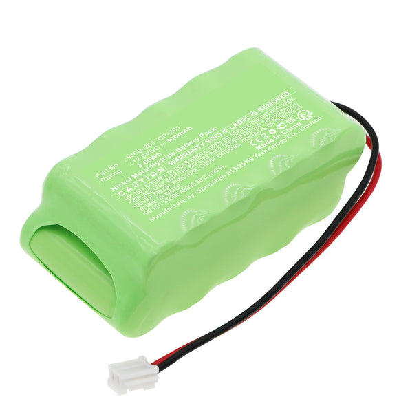 Batteries N Accessories BNA-WB-H17975 PLC Battery - Ni-MH, 12V, 300mAh, Ultra High Capacity - Replacement for Honeywell CP-201 Battery