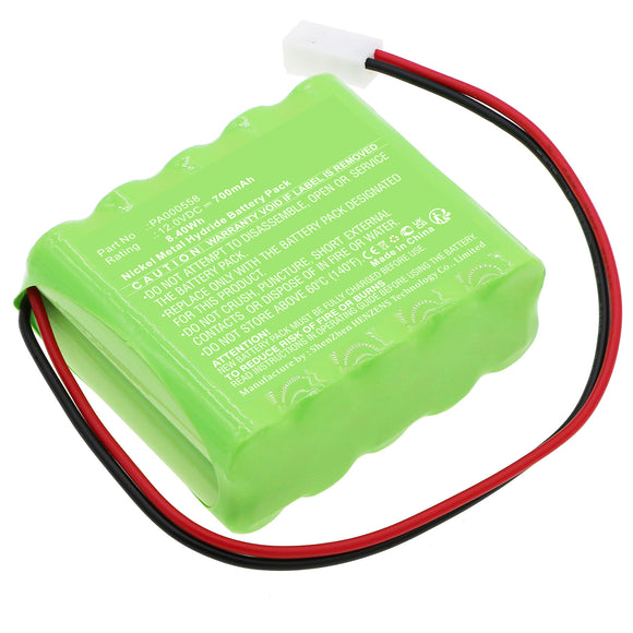 Batteries N Accessories BNA-WB-H17986 Smart Home Battery - Ni-MH, 12V, 700mAh, Ultra High Capacity - Replacement for Roma PA000558 Battery