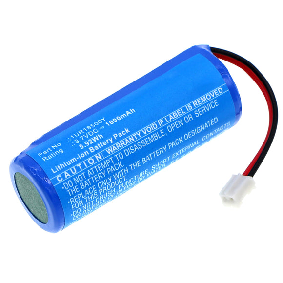 Batteries N Accessories BNA-WB-L17506 Personal Care Battery - Li-ion, 3.7V, 1600mAh, Ultra High Capacity - Replacement for Rowenta 1UR18500Y Battery