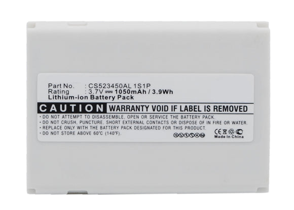 Batteries N Accessories BNA-WB-L8629 Pager Battery - Li-ion, 3.7V, 1050mAh, Ultra High Capacity Battery - Replacement for CriticalResponse CS523450AL 1S1P Battery