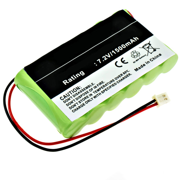 Batteries N Accessories BNA-WB-H7101 Alarm System Battery - Ni-MH, 7.2V, 1500 mAh, Ultra High Capacity - Replacement for Ademco 300-03864-1 Battery