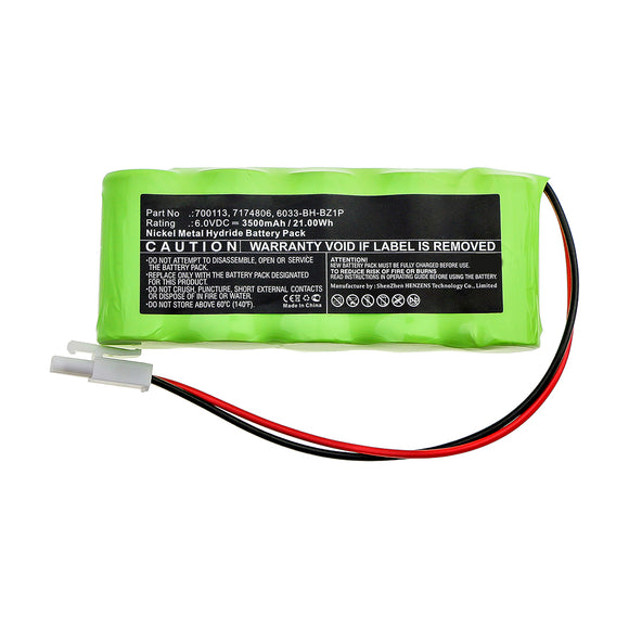 Batteries N Accessories BNA-WB-H10973 Power Tool Battery - Ni-MH, 6V, 3500mAh, Ultra High Capacity - Replacement for Craftsman 700113 Battery