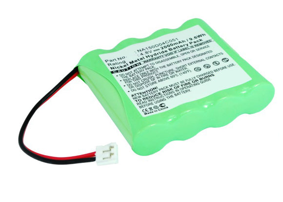 Batteries N Accessories BNA-WB-H7119 Baby Monitor Battery - Ni-MH, 4.8V, 2000 mAh, Ultra High Capacity Battery - Replacement for CHICCO 4-VH790670 Battery