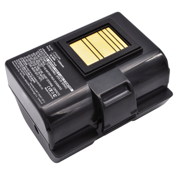 Batteries N Accessories BNA-WB-L8618 Mobile Printer Battery - Li-ion, 7.4V, 5200mAh, Ultra High Capacity Battery - Replacement for Zebra AT16004, BTRY-MPP-34MA1-01, P1023901 Battery