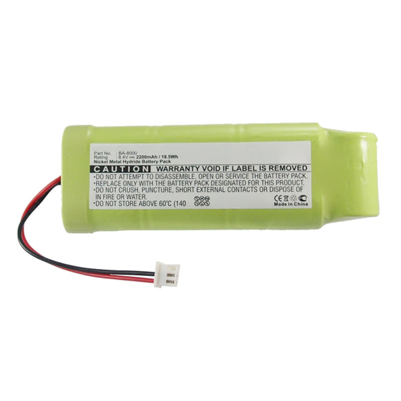 Batteries N Accessories BNA-WB-H17056 Printer Battery - Ni-MH, 8.4V, 2200mAh, Ultra High Capacity - Replacement for Brother BA-8000 Battery