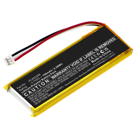 Batteries N Accessories BNA-WB-P17416 Game Console Battery - Li-Pol, 3.7V, 700mAh, Ultra High Capacity - Replacement for SteelSeries PL602258 Battery