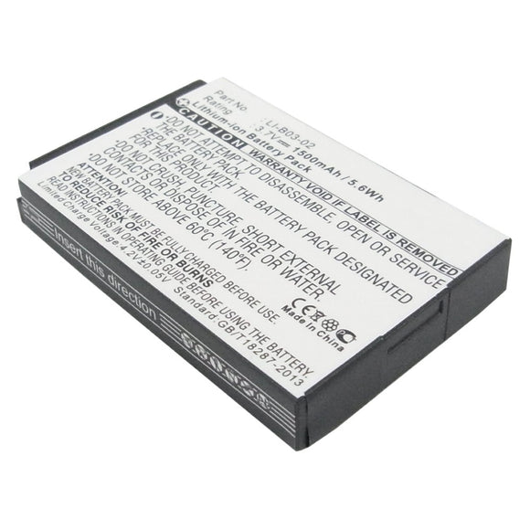Batteries N Accessories BNA-WB-L4199 GPS Battery - Li-Ion, 3.7V, 1500 mAh, Ultra High Capacity Battery - Replacement for Golf Buddy LI-B03-02 Battery