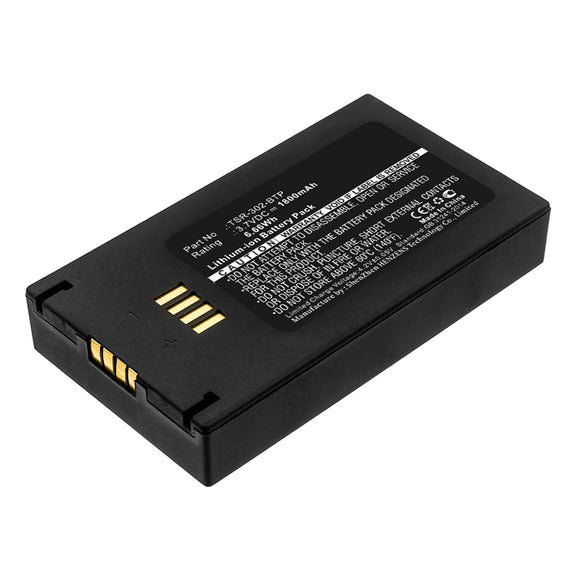 Batteries N Accessories BNA-WB-L8633 Remote Control Battery - Li-ion, 3.7V, 1800mAh, Ultra High Capacity Battery - Replacement for Crestron TSR-302-BTP Battery