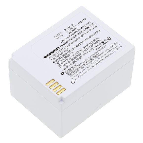 Batteries N Accessories BNA-WB-P18061 Home Security Camera Battery - Li-Pol, 3.8V, 5500mAh, Ultra High Capacity - Replacement for EZVIZ BL-BC-01 Battery