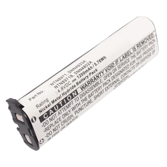 Batteries N Accessories BNA-WB-H9710 2-Way Radio Battery - Ni-MH, 4.8V, 1200mAh, Ultra High Capacity - Replacement for Motorola NNTN4190 Battery