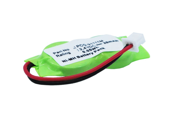 Batteries N Accessories BNA-WB-H6926 CMOS/BIOS Battery - Ni-MH, 2.4V, 20 mAh, Ultra High Capacity Battery - Replacement for Sony 2/V15H Battery