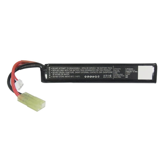 Batteries N Accessories BNA-WB-P12094 Airsoft Battery - Li-Pol, 7.4V, 1100mAh, Ultra High Capacity - Replacement for Airsoft Guns LP110S2C013 Battery