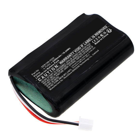 Batteries N Accessories BNA-WB-L18181 Home Security Camera Battery - Li-ion, 3.7V, 5200mAh, Ultra High Capacity - Replacement for Ring SEB1N9-0000 Battery