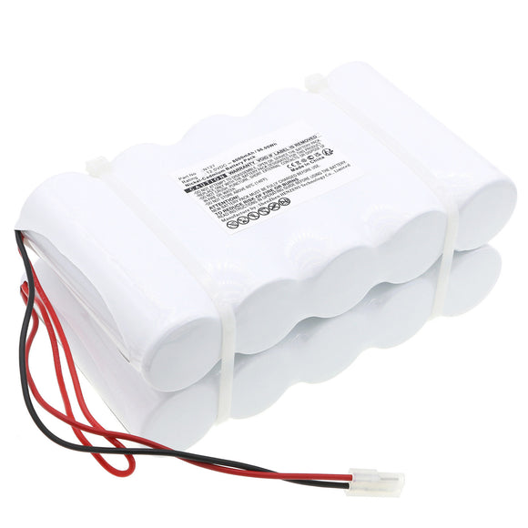 Batteries N Accessories BNA-WB-C19011 Security and Safety Battery - Ni-CD, 12V, 8000mAh, Ultra High Capacity - Replacement for Big Beam 126-0874GR Battery
