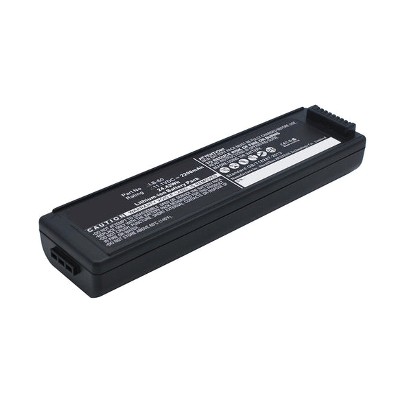 Batteries N Accessories BNA-WB-L11002 Printer Battery - Li-ion, 11.1V, 2200mAh, Ultra High Capacity - Replacement for Canon LB-60 Battery