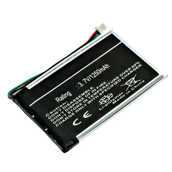 Batteries N Accessories BNA-WB-P4156 GPS Battery - Li-Pol, 3.7V, 1250 mAh, Ultra High Capacity Battery - Replacement for Garmin 361-00019-12 Battery