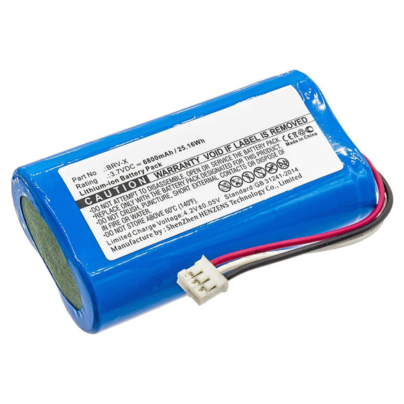 Batteries N Accessories BNA-WB-L8094 Speaker Battery - Li-ion, 3.7V, 6800mAh, Ultra High Capacity Battery - Replacement for Braven BRV-X Battery