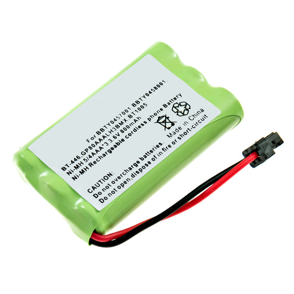 Batteries N Accessories BNA-WB-H355 Cordless Phone Battery - Ni-MH, 3.6V, 800 mAh, Ultra Hi-Capacity Battery