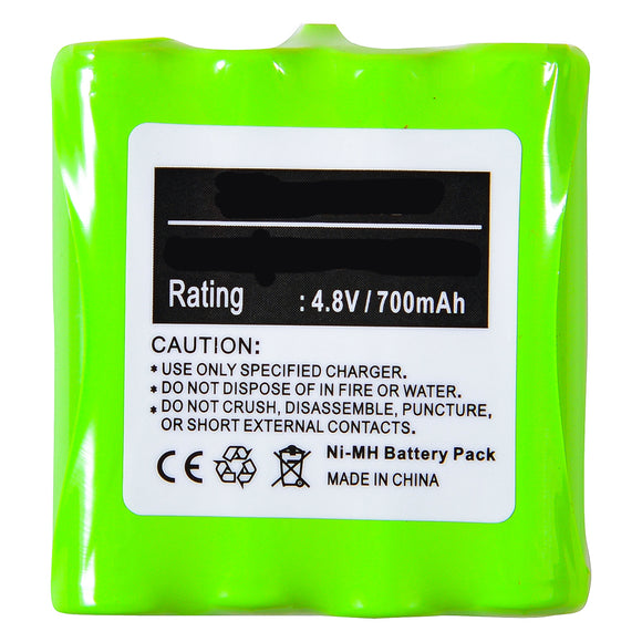 Batteries N Accessories BNA-WB-H1003 2-Way Radio Battery - NIMH, 4.8V, 700 mAh, Ultra High Capacity Battery - Replacement for Cobra FA-BP Battery