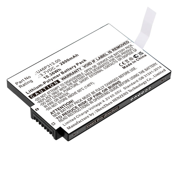 Batteries N Accessories BNA-WB-P12928 Alarm System Battery - Li-Pol, 3.7V, 2800mAh, Ultra High Capacity - Replacement for Technicolor U46P313.00 Battery