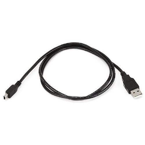 Batteries N Accessories BNA-WB-USB5PIN 3 Ft. USB Type-A To Mini B Cable (5-Pin), Black