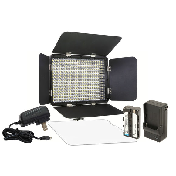 Batteries N Accessories BNA-WB-LED-330X LED-330X Variable-Color On-Camera LED Video Light Kit