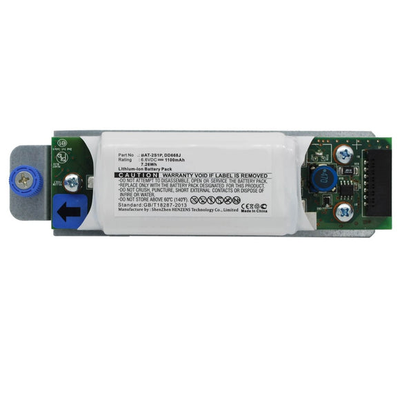 Batteries N Accessories BNA-WB-L7308 Raid Controller Battery - Li-Ion, 6.6V, 1100 mAh, Ultra High Capacity Battery - Replacement for Dell 0D668J Battery