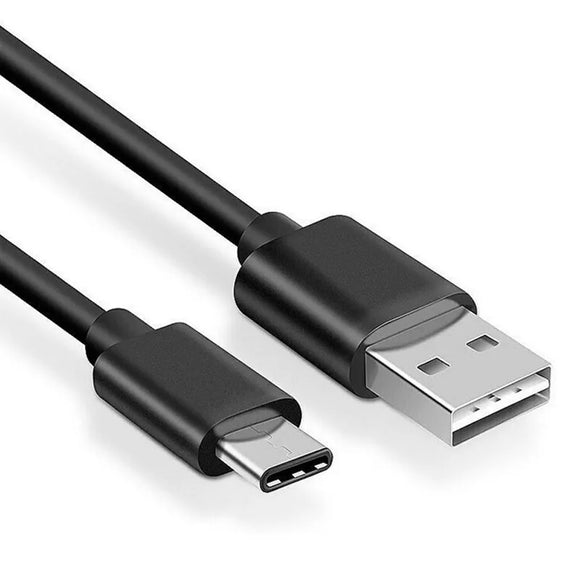 Batteries N Accessories BNA-WB-USB-TYPEC-3B USB Type-C to USB Type-A Charge and Data Sync Cable, Black, 3ft