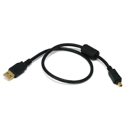 Batteries N Accessories BNA-WB-USB4PIN 3 Ft. USB Type-A To Mini B 2.0 USB Cable (4-Pin), Black