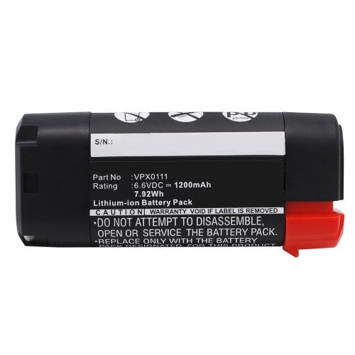 Batteries N Accessories BNA-WB-L6307 Power Tools Battery - Li-Ion, 6.6V, 1200 mAh, Ultra High Capacity Battery - Replacement for Black & Decker VPX0111 Battery