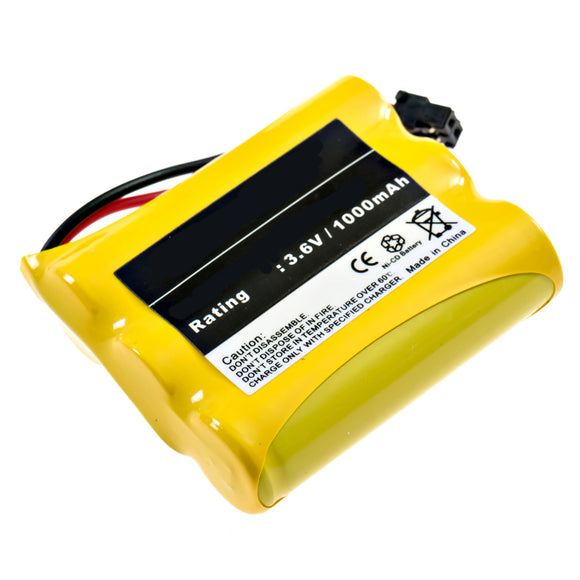 Batteries N Accessories BNA-WB-C322 Cordless Phone Battery - NI-CD, 3.6 Volt, 1000 mAh, Ultra Hi-Capacity Battery