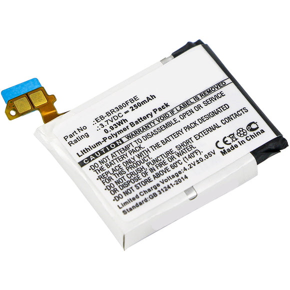 Batteries N Accessories BNA-WB-P677 Smartwatch Battery - Li-Pol, 3.7V, 250 mAh, Ultra High Capacity Battery - Replacement for Samsung SM-R380 Battery