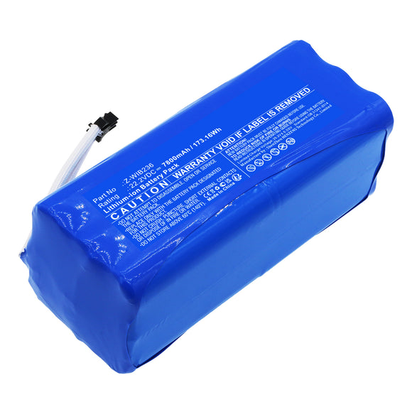 Batteries N Accessories BNA-WB-L18187 Lighting & Studio Battery - Li-ion, 22.2V, 7800mAh, Ultra High Capacity - Replacement for American DJ Z-WIB236 Battery