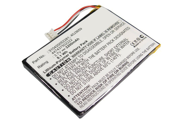 Batteries N Accessories BNA-WB-P7350 Remote Control Battery - Li-Pol, 3.7V, 2200 mAh, Ultra High Capacity Battery - Replacement for Philips 310420052281 Battery