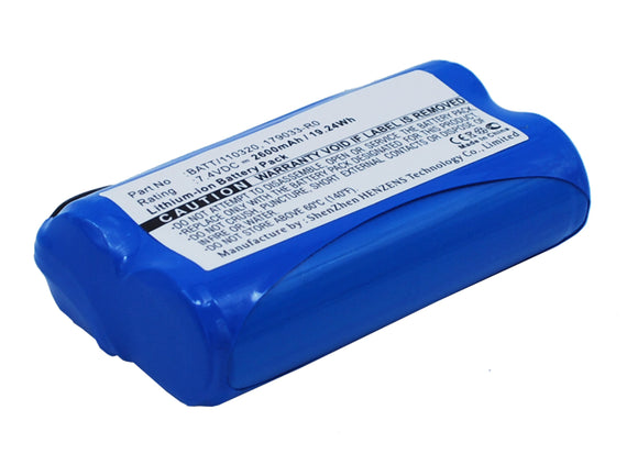 Batteries N Accessories BNA-WB-L9398 Medical Battery - Li-ion, 7.4V, 2600mAh, Ultra High Capacity - Replacement for Fresenius BATT/110320 Battery