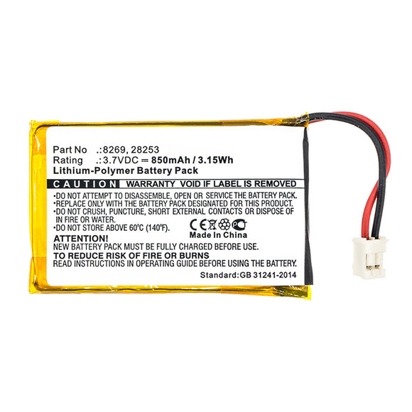 Batteries N Accessories BNA-WB-P10326 Home Security Camera Battery - Li-Pol, 3.7V, 850mAh, Ultra High Capacity - Replacement for Marmitek 8269 Battery