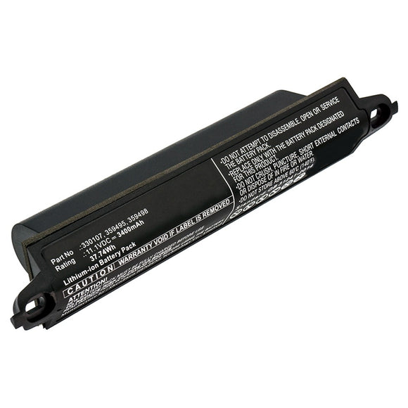 Batteries N Accessories BNA-WB-L11058 Speaker Battery - Li-ion, 11.1V, 3400mAh, Ultra High Capacity - Replacement for Bose 330105 Battery