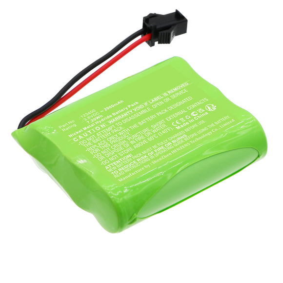 Batteries N Accessories BNA-WB-H18760 Cosmetic Mirror Battery - Ni-MH, 3.6V, 2000mAh, Ultra High Capacity - Replacement for BRAVAT 123400 Battery